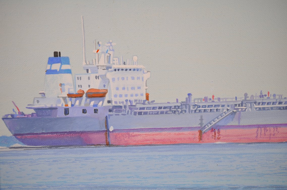 William N. Reingold Maritime Tugboat Virgina Painting, photo 5 of 10