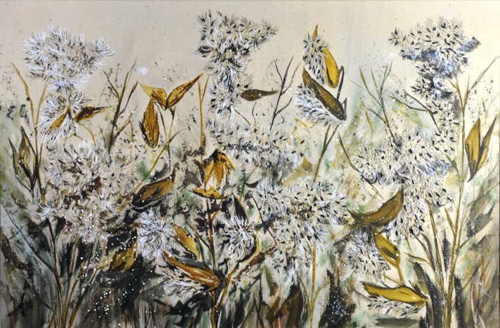 Betty Zoe Miller Milkweed Botanical Virgina Watercolor