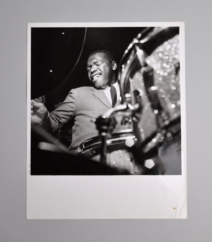 Blue Note Jazz Drummer by Francis Wolff