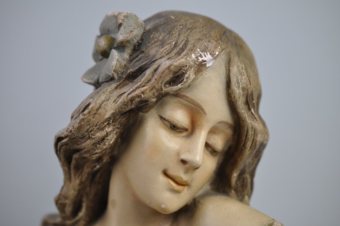 Late VIctorian Bust by C. Hennecke Co., photo 2 of 11