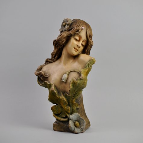 Late VIctorian Bust by C. Hennecke Co.