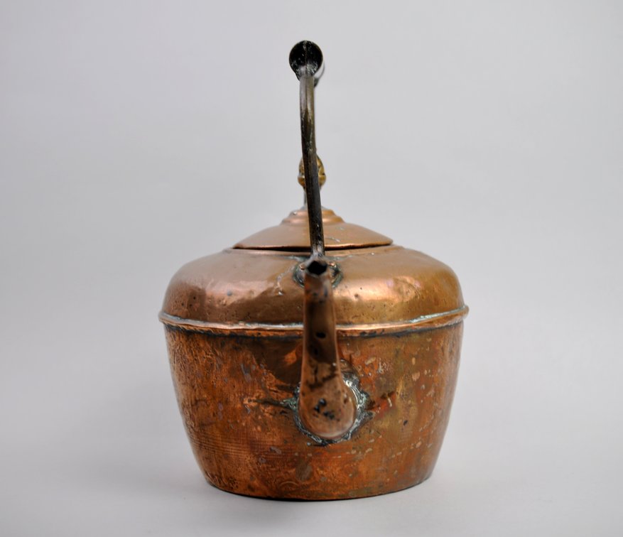 Hand-Hammered Copper Gooseneck Tea Kettle, photo 2 of 16