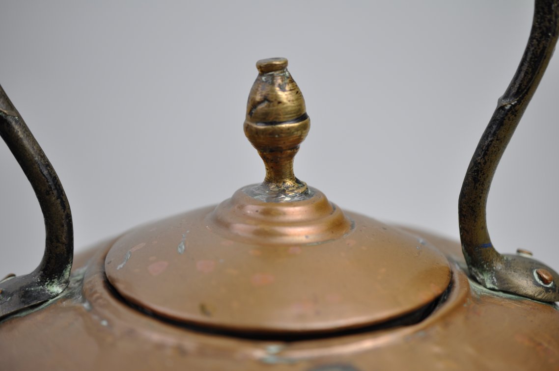 Hand-Hammered Copper Gooseneck Tea Kettle, photo 9 of 16