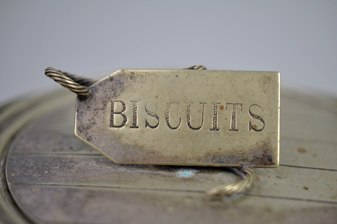 Frosted Glass Biscuit Barrel Jar, photo 2 of 11