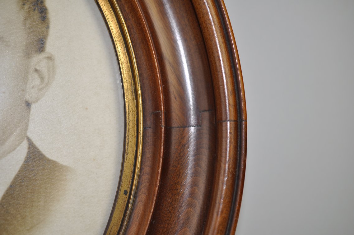 Victorian Oval Walnut Picture Frames, photo 15 of 16