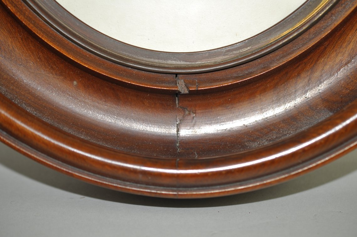 Victorian Oval Walnut Picture Frames, photo 10 of 16