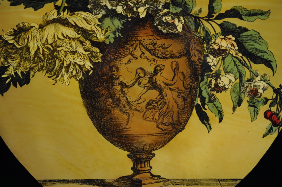 Monnoyer Style Floral Vase Engraving, photo 5 of 9