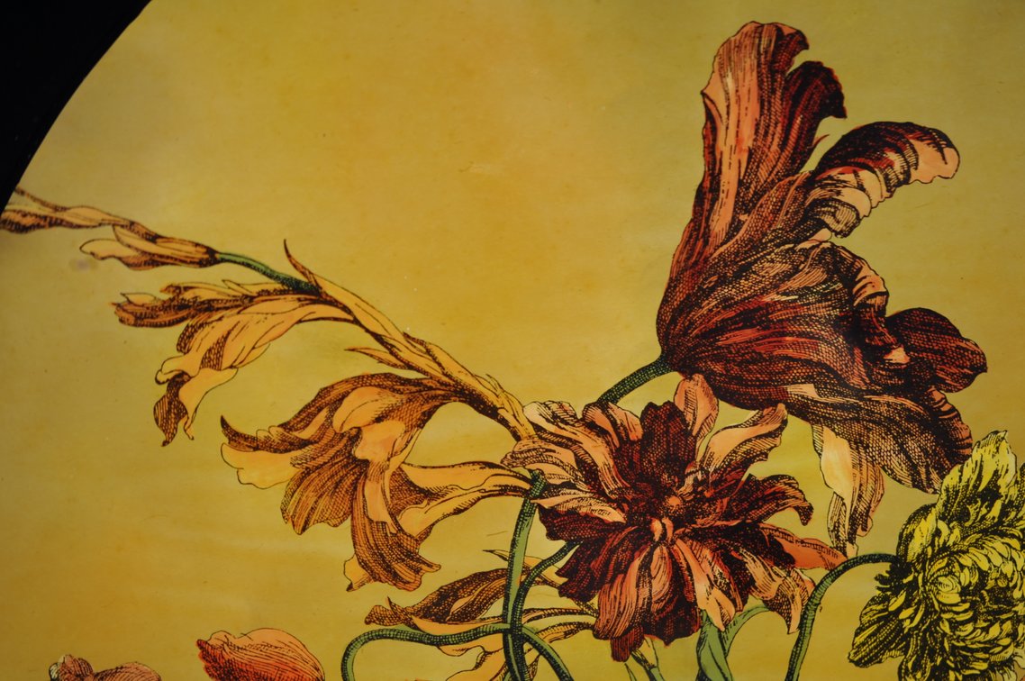 Monnoyer Style Floral Vase Engraving, photo 3 of 9