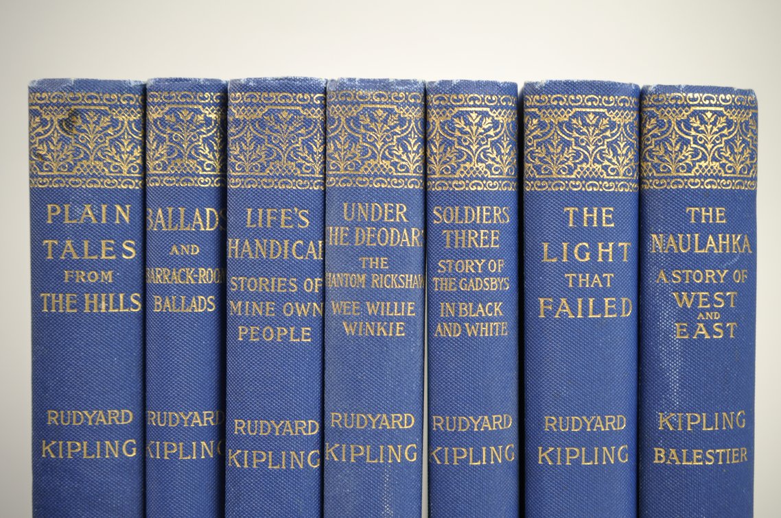 Rudyard Kipling Seven Volume Set 1890s, photo 3 of 24
