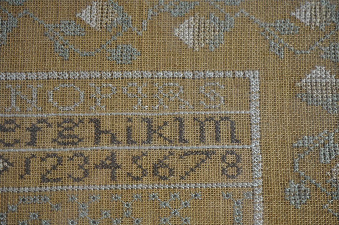 1830s American Schoolgirl Needlework Samplers, photo 10 of 21