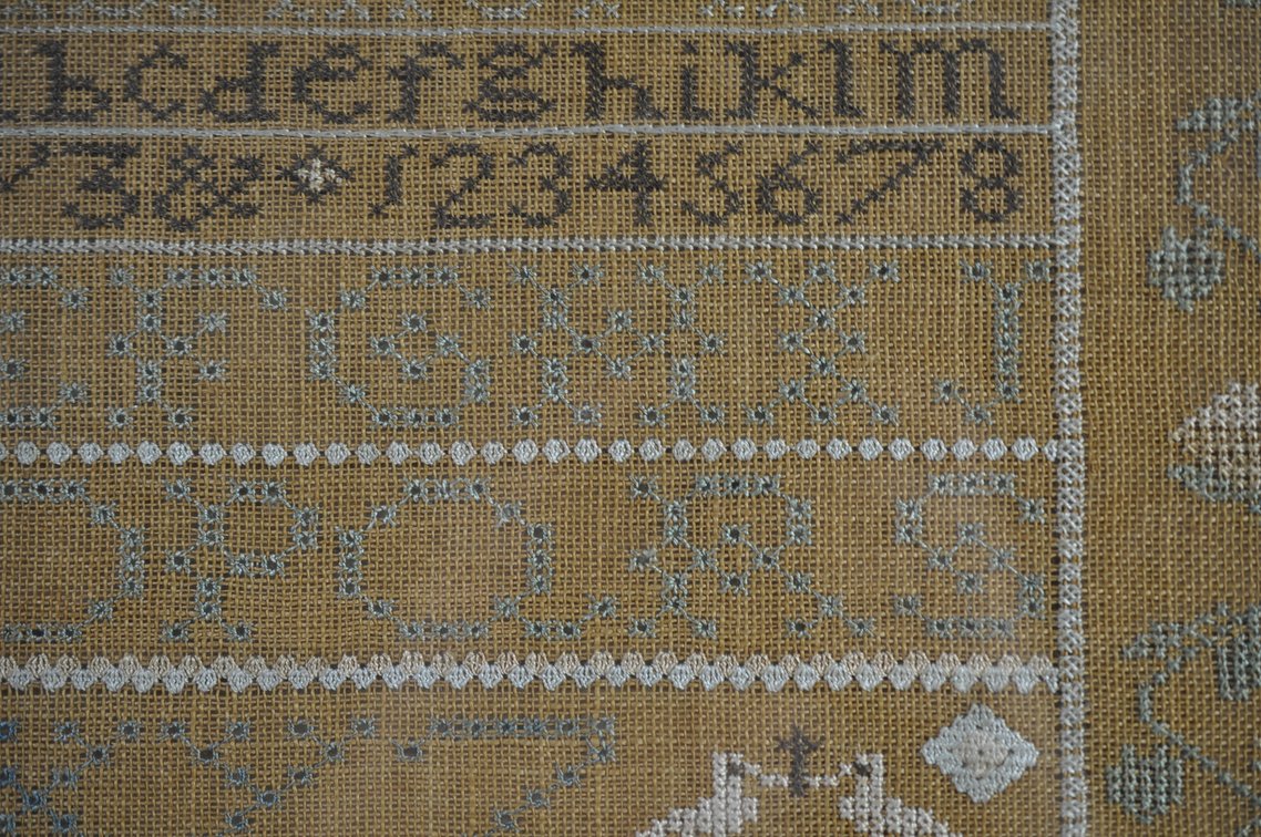 1830s American Schoolgirl Needlework Samplers, photo 9 of 21