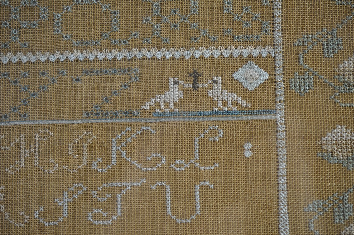 1830s American Schoolgirl Needlework Samplers, photo 8 of 21