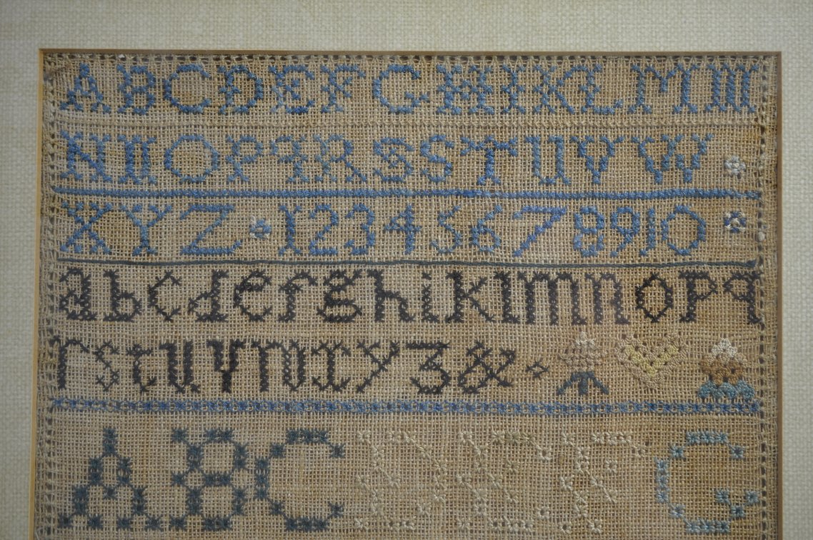 1830s American Schoolgirl Needlework Samplers, photo 16 of 21