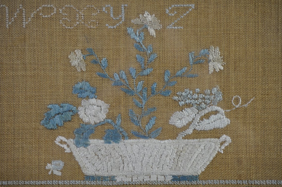 1830s American Schoolgirl Needlework Samplers, photo 6 of 21