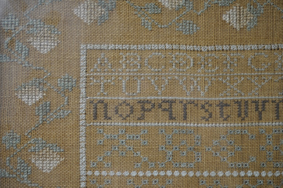 1830s American Schoolgirl Needlework Samplers, photo 3 of 21