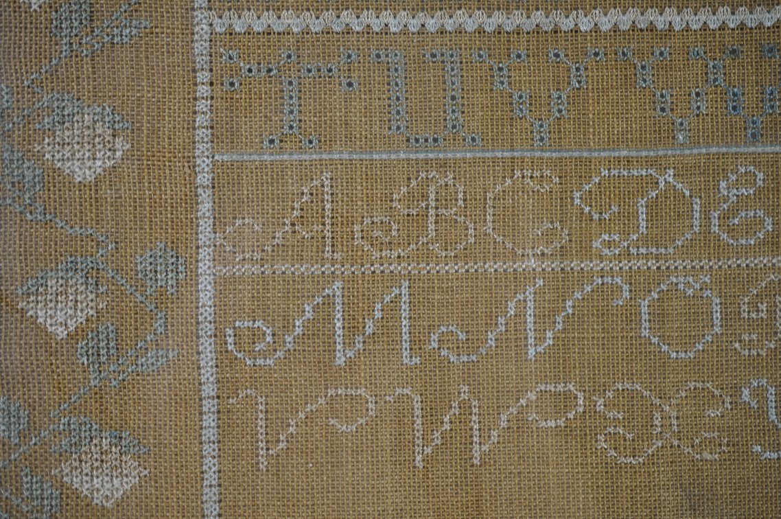 1830s American Schoolgirl Needlework Samplers, photo 4 of 21
