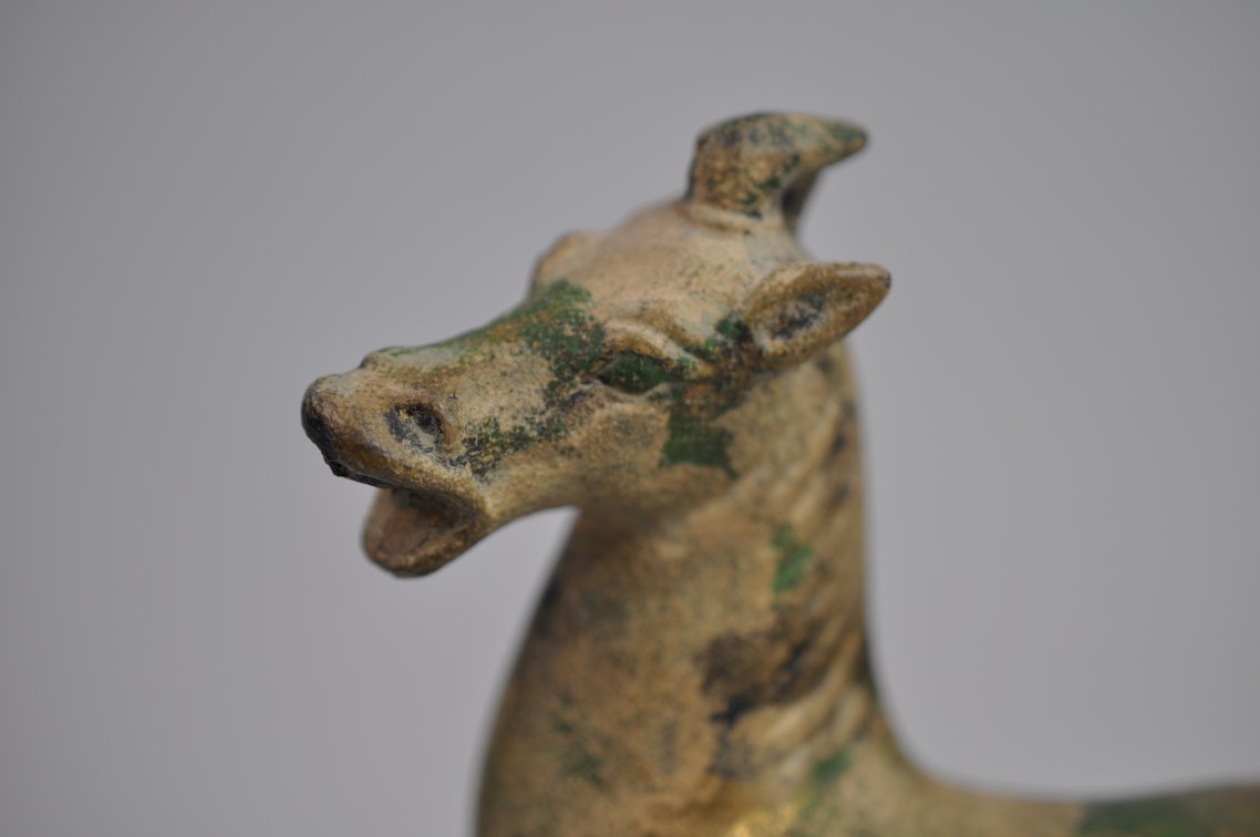 Otagiri Flying Horse of Kansu Cast Iron Sculpture, photo 2 of 20