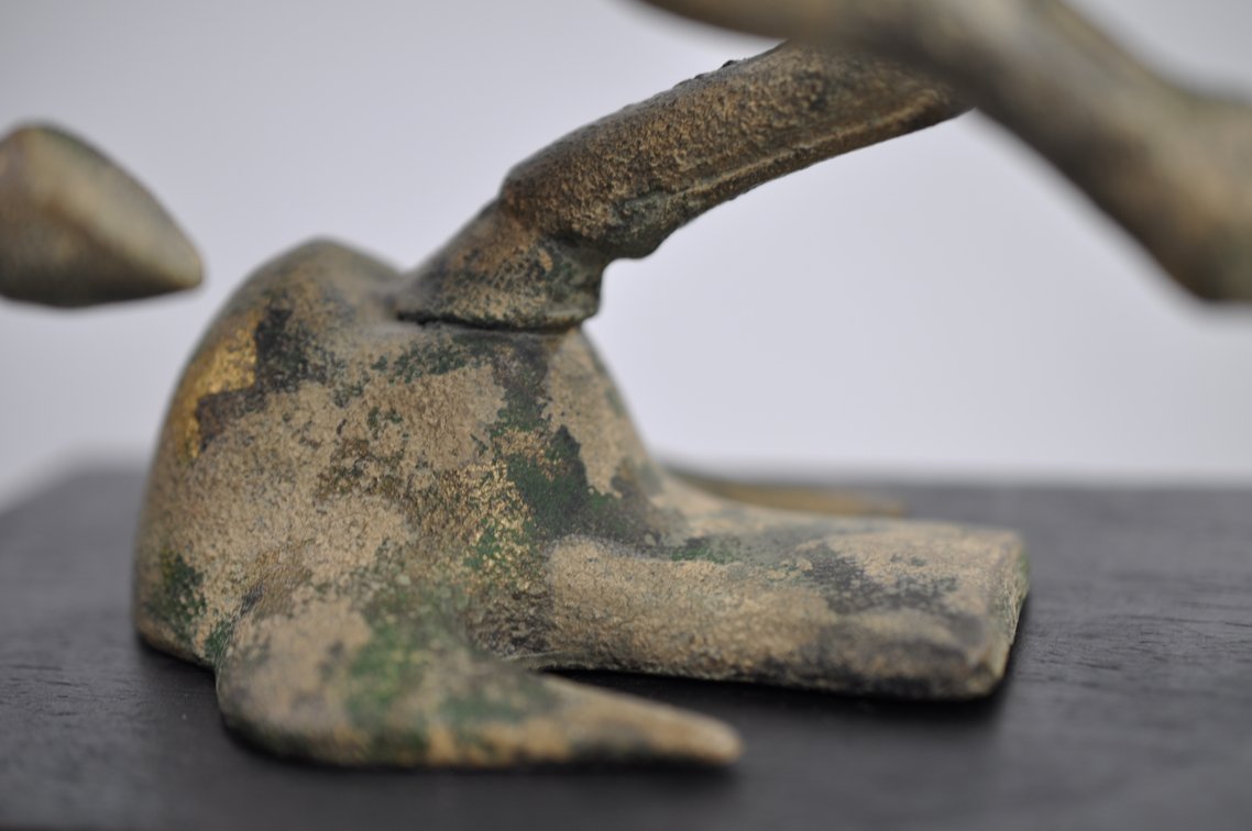 Otagiri Flying Horse of Kansu Cast Iron Sculpture, photo 5 of 20