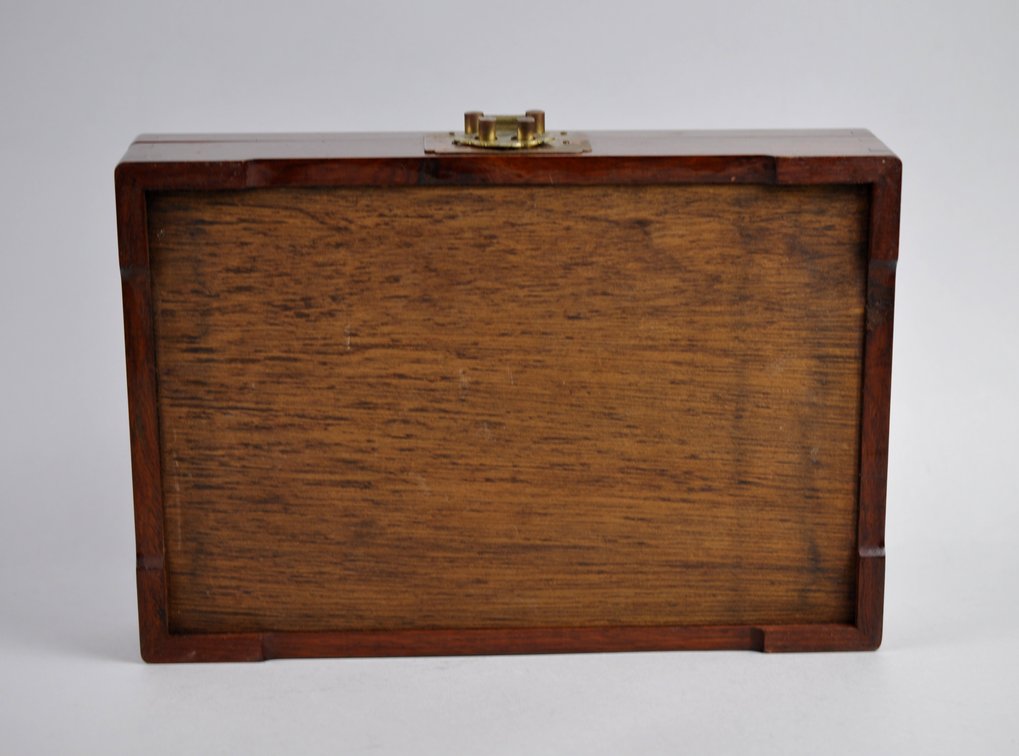 Chinese Hong Kong Hardwood Compartment Box, photo 6 of 6