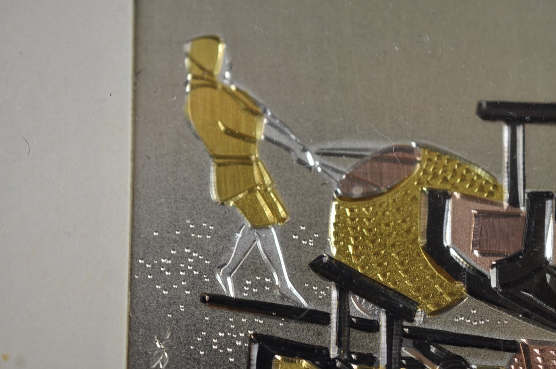 Japanese Metal Relief Landscape Wall Art, photo 5 of 17