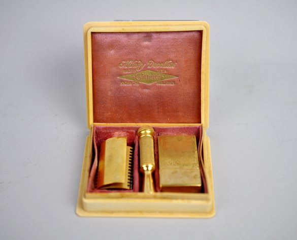Gillette Milady Décolleté Gold-Plated Razor Travel Set