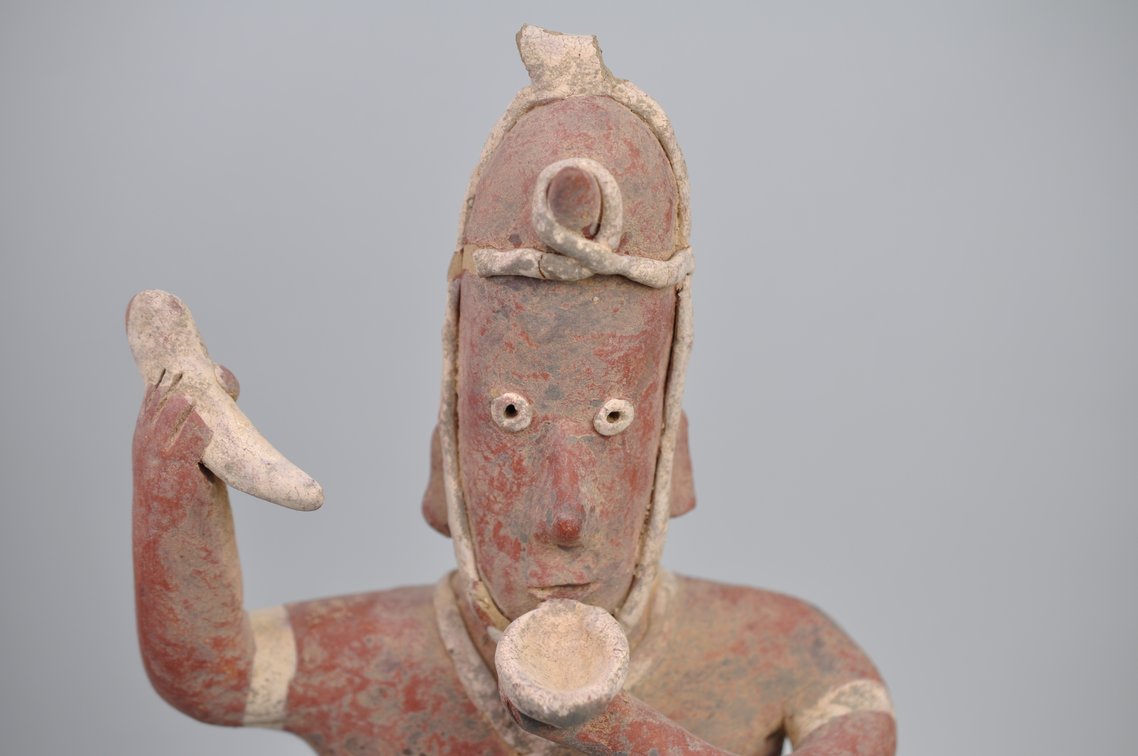 Pre-Columbian Nayarit Pottery Shaman Figure, photo 5 of 18
