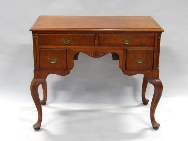 Queen Anne Lowboy Dressing Table from 1950s