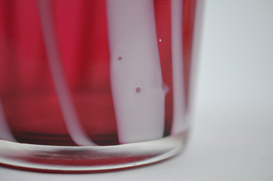 Meriden Cranberry Glass Pickle Castor + Utensil, photo 15 of 19