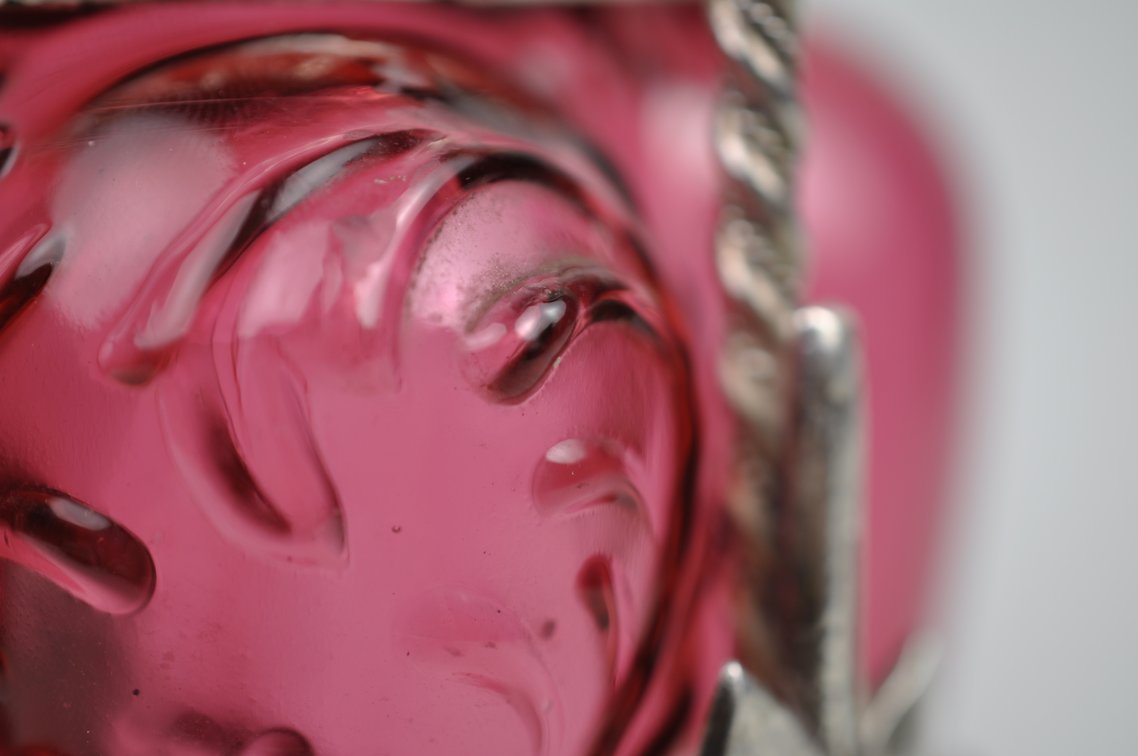 Pickle Castor Cranberry Glass + Utensil, photo 6 of 19