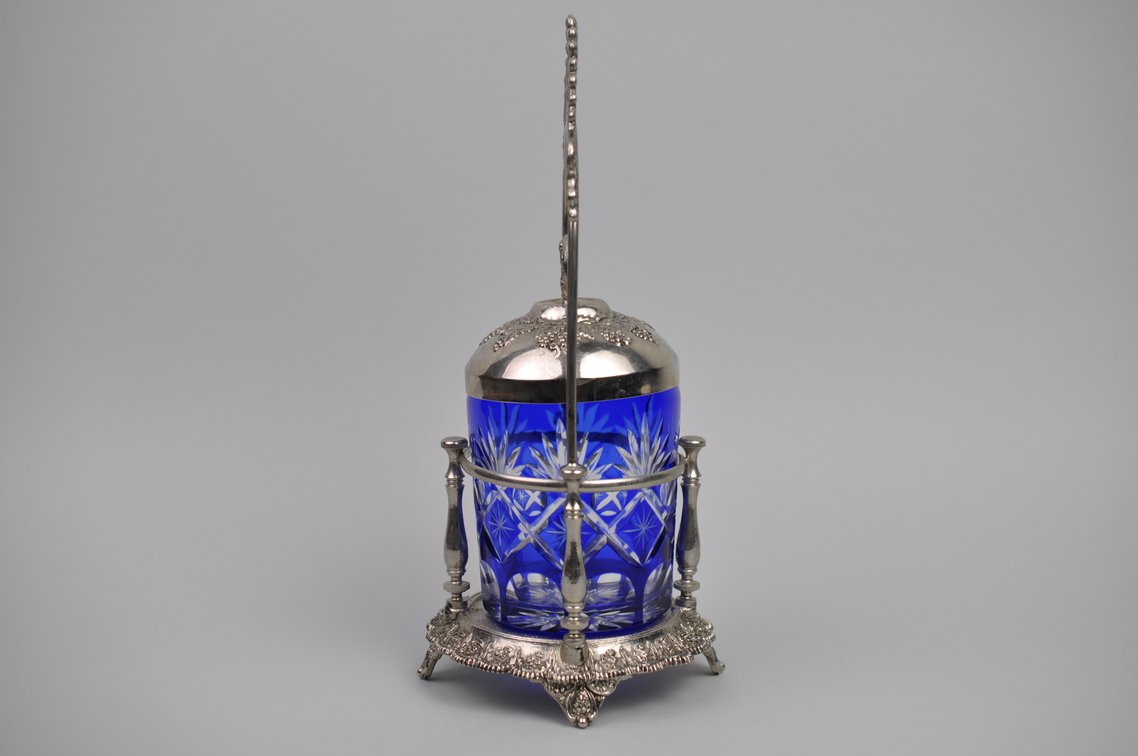 Pickle Castor with Cobalt Glass, photo 2 of 16