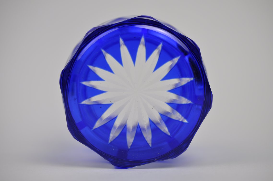 Pickle Castor with Cobalt Glass, photo 11 of 16