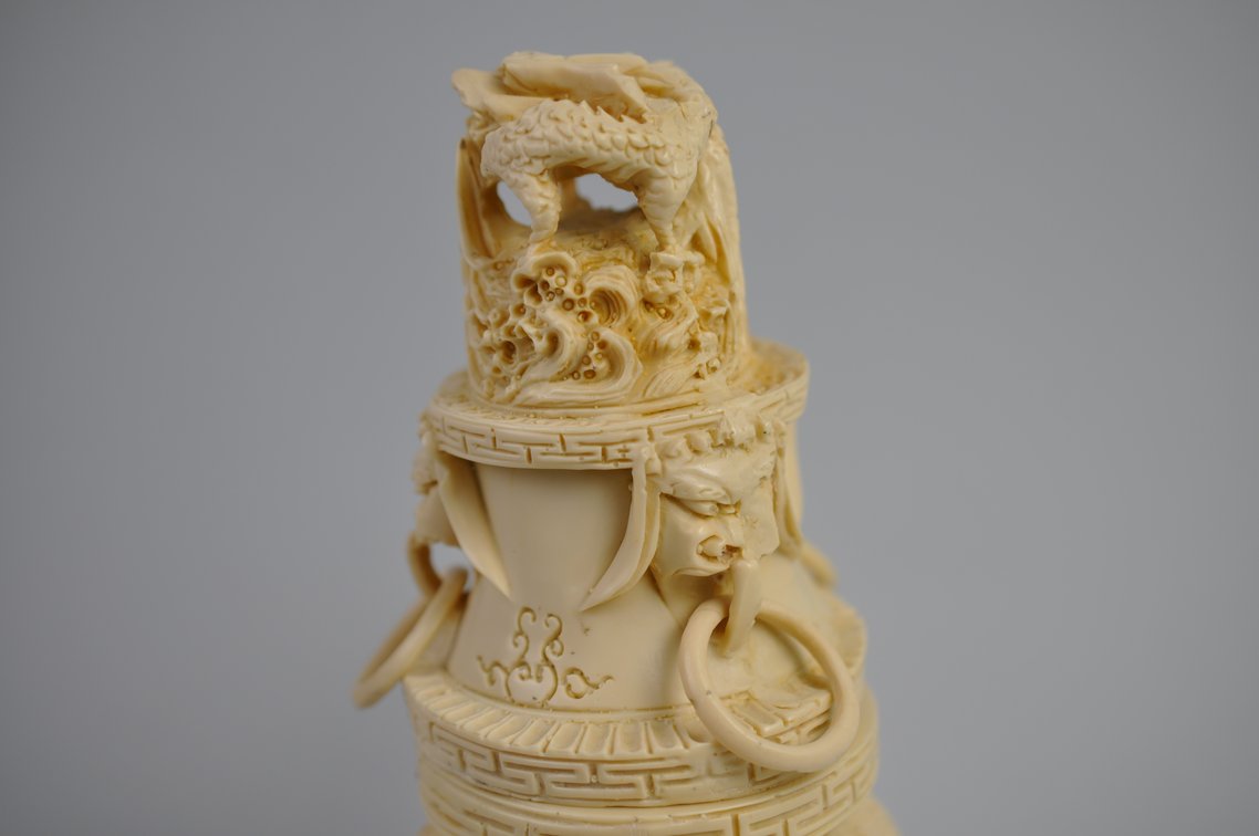 Dragon Tripod Covered Vessel, photo 10 of 22
