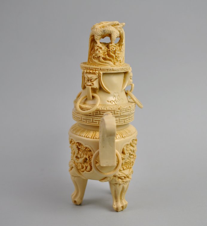 Dragon Tripod Covered Vessel, photo 15 of 22