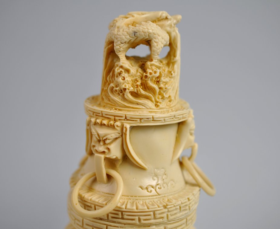 Dragon Tripod Covered Vessel, photo 16 of 22