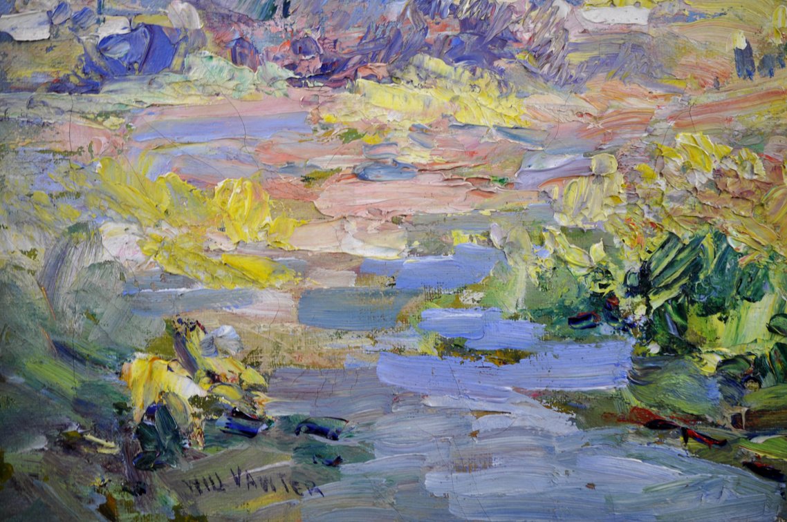John William Vawter Impressionist Rural Midwest Landscape, photo 5 of 11
