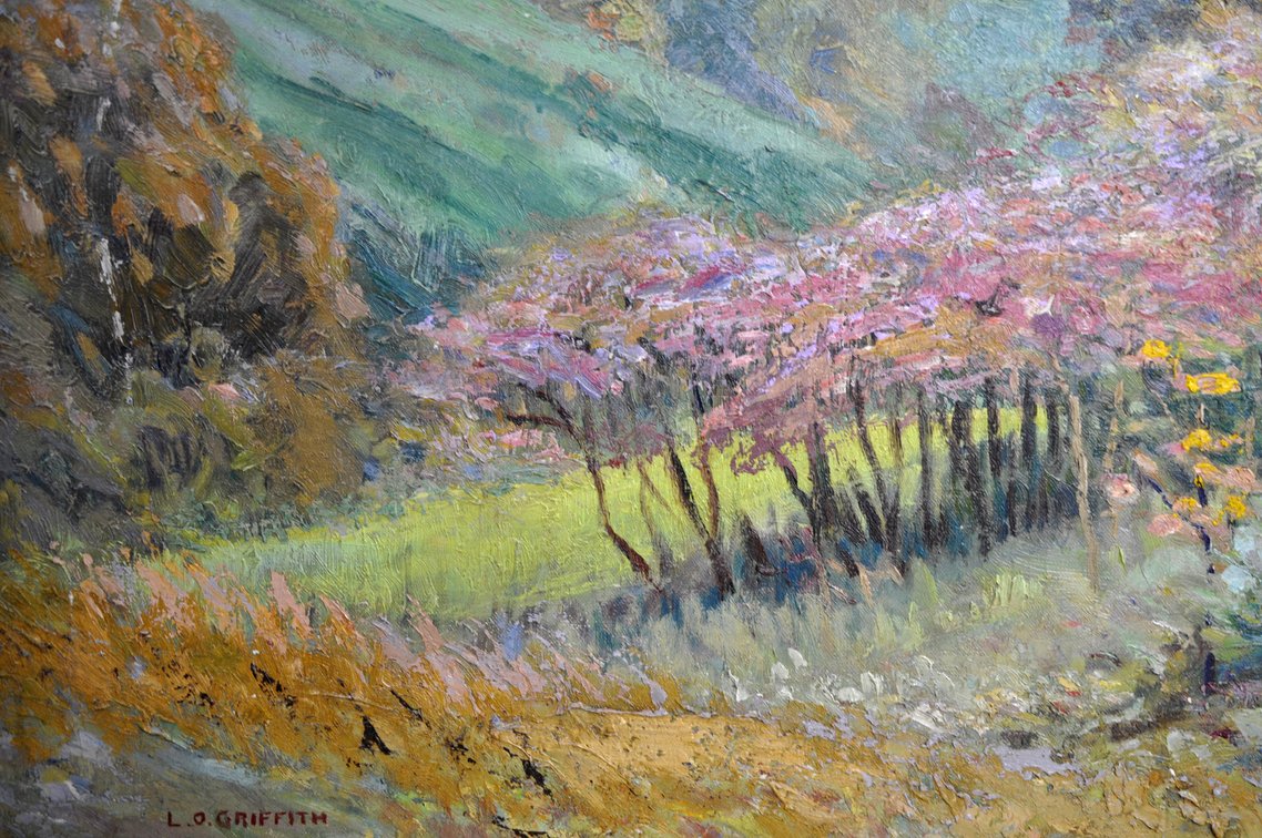 Louis Oscar Griffith American Impressionist Meadow Landscape, photo 5 of 13
