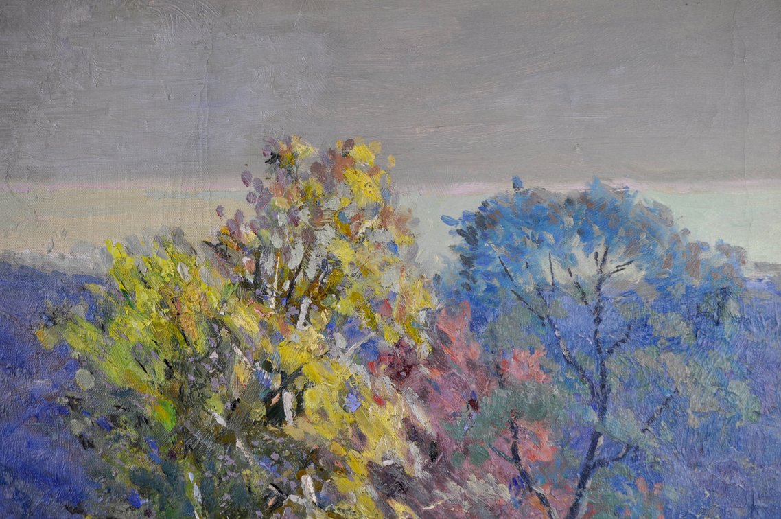 Louis Oscar Griffith American Impressionist Meadow Landscape, photo 6 of 13