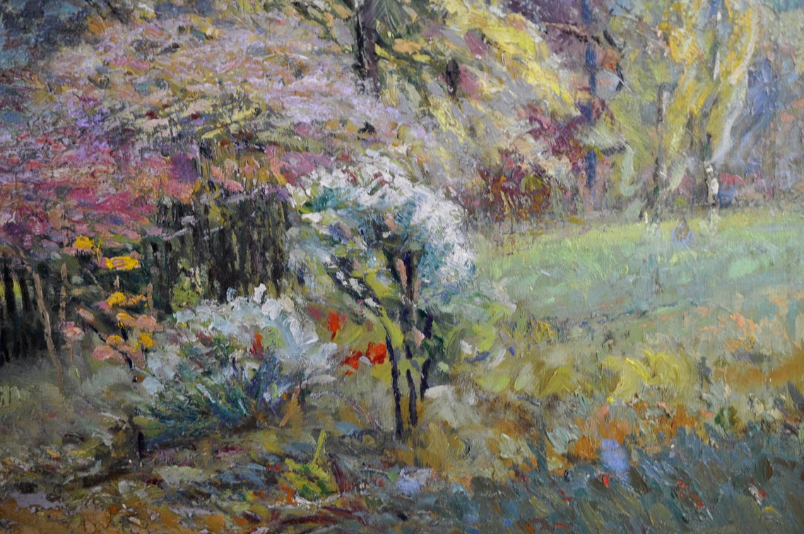 Louis Oscar Griffith American Impressionist Meadow Landscape, photo 7 of 13