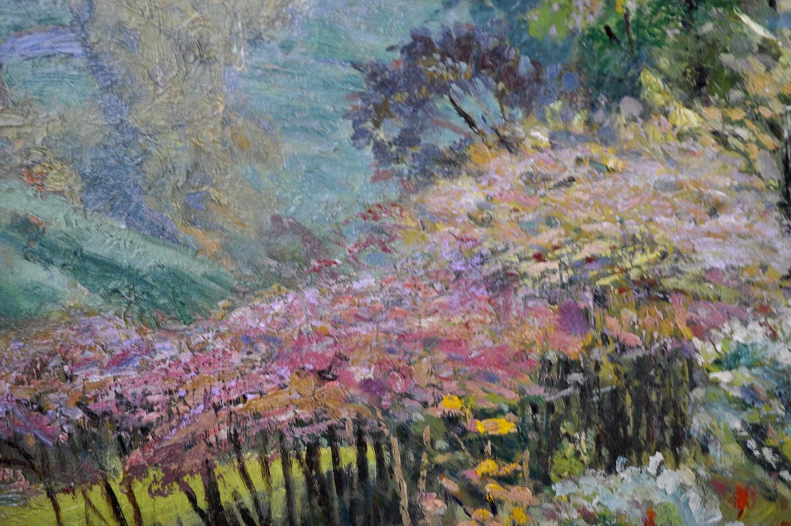 Louis Oscar Griffith American Impressionist Meadow Landscape, photo 8 of 13