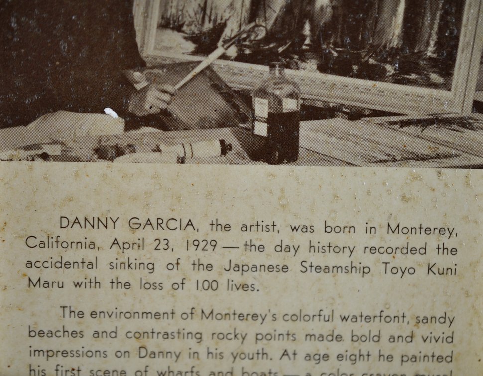 Danny Garcia 1965 Acrylic Abstract Floral Still Life, photo 11 of 14