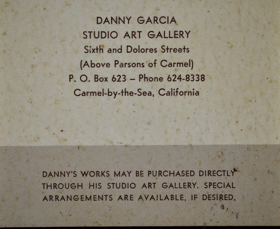 Danny Garcia 1965 Acrylic Abstract Floral Still Life, photo 14 of 14