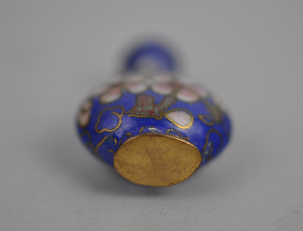 Chinese Cloisonné Floral Vase Collection, photo 28 of 29
