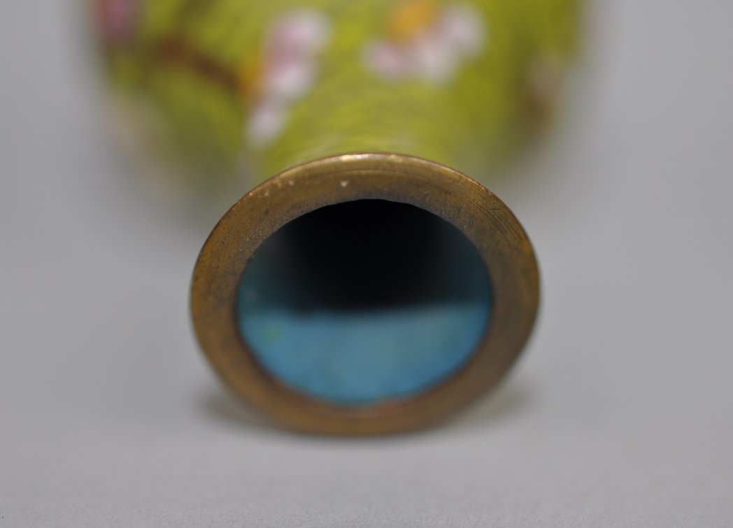 Chinese Cloisonné Floral Vase Collection, photo 17 of 29