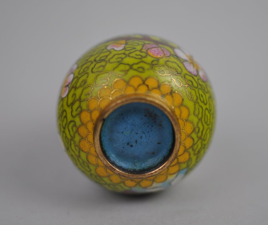 Chinese Cloisonné Floral Vase Collection, photo 16 of 29