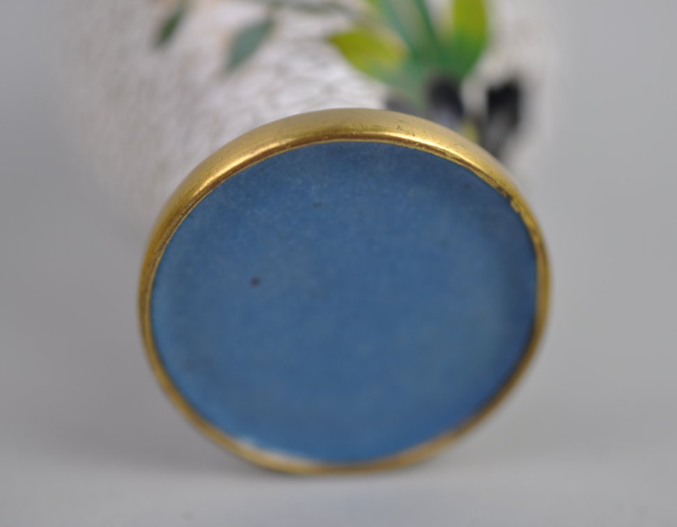 Chinese Cloisonné Floral Vase Collection, photo 8 of 29