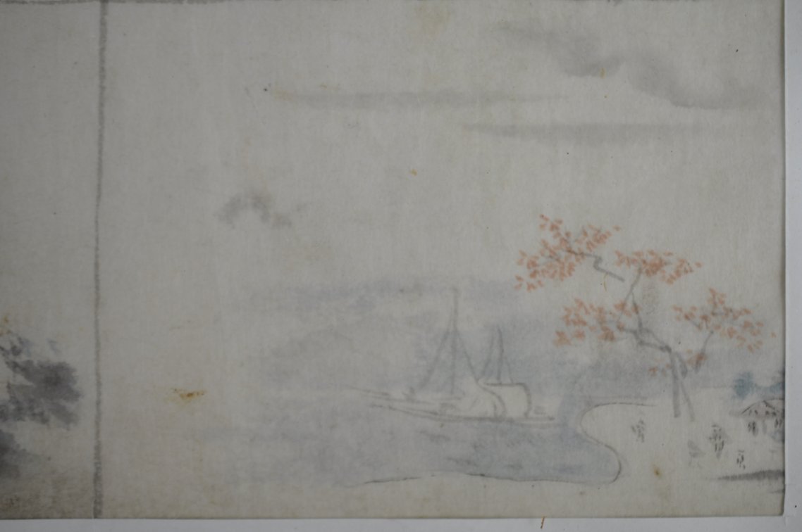 Framed Asian Ink & Watercolor Artworks, photo 7 of 25
