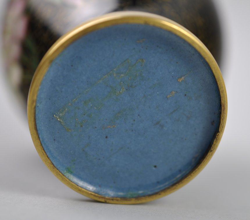 Chinese Cloisonné Floral Vase Collection, photo 4 of 29