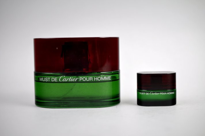 Cartier Must de Pour Homme Essence EDT w Mini