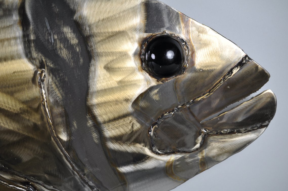 Ricaurte Steel Alive Goliath Grouper Sculpture, photo 2 of 25