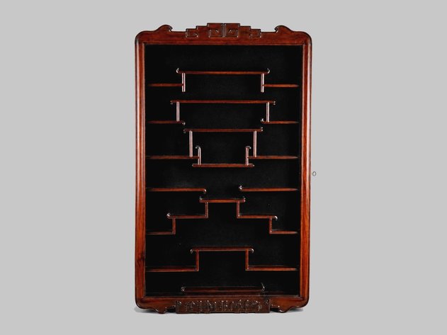 Glazed Duobaoge Style Wall Curio